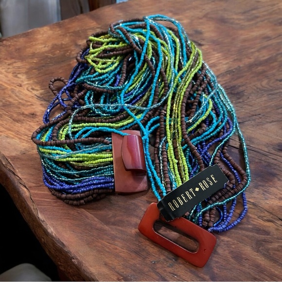 Robert Rose Multicolor Beaded Necklace *NWT* - Picture 4 of 4